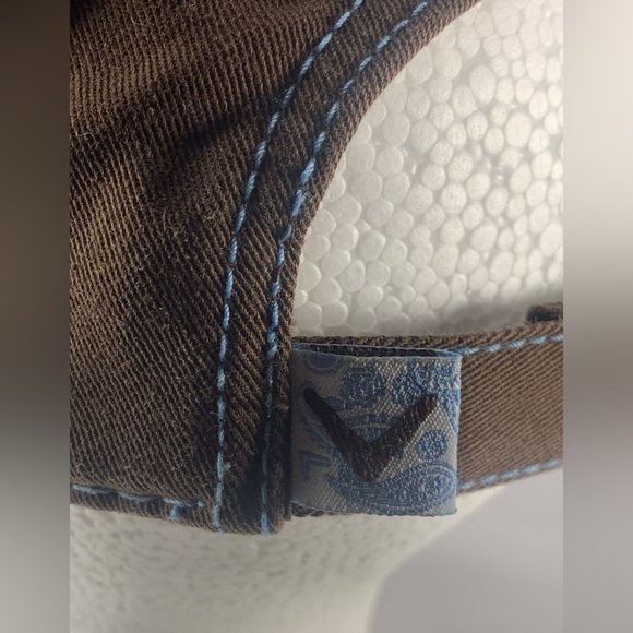 CALLAWAY GOLF Adjustable Brown/Blue Golf Hat Cap - Picture 6 of 7